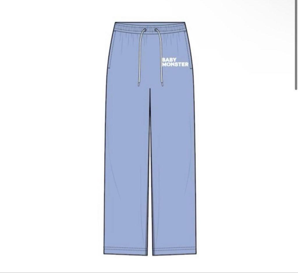 [USED] Babymonster Sweatpants, Women's Size, Blue