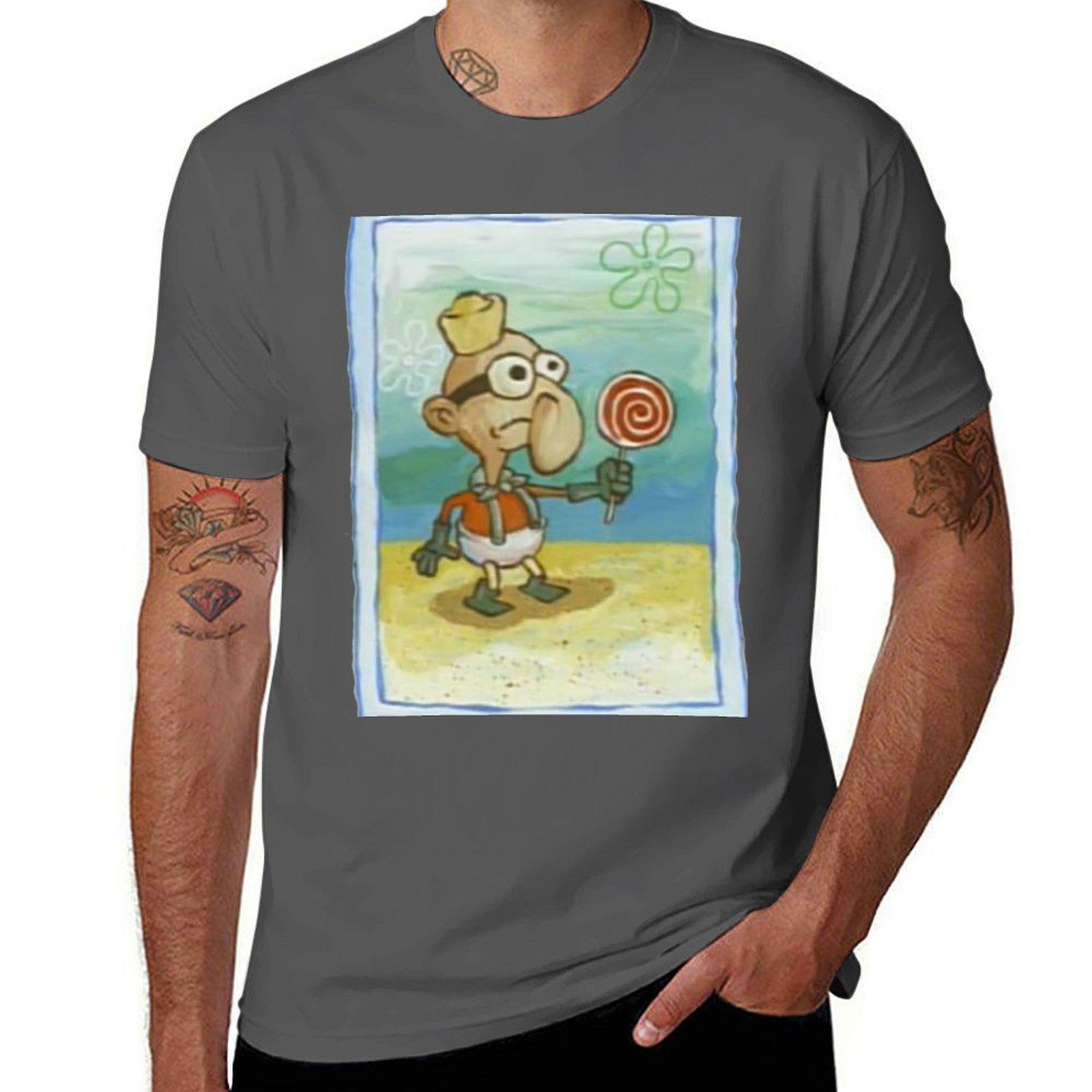 

Barnacle Boy Baby Picture T-Shirt cotton tshirt 100% funny t shirts dark humor man t shirts for men T-Shirt 4XL