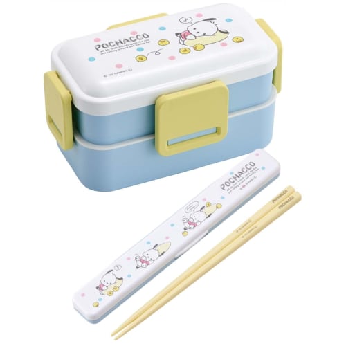 Skater Chopsticks Chopsticks Box Set Pochacco Leisurely 18cm Antibacterial Adults Made in Japan ABC3AG-A