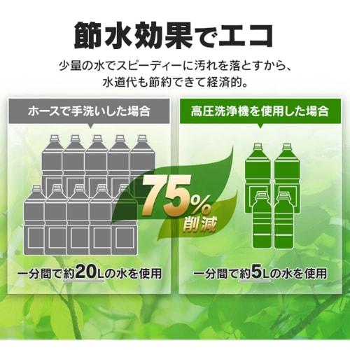 Iris Ohyama High Pressure Washer Deluxe Set Yellow FBN-401