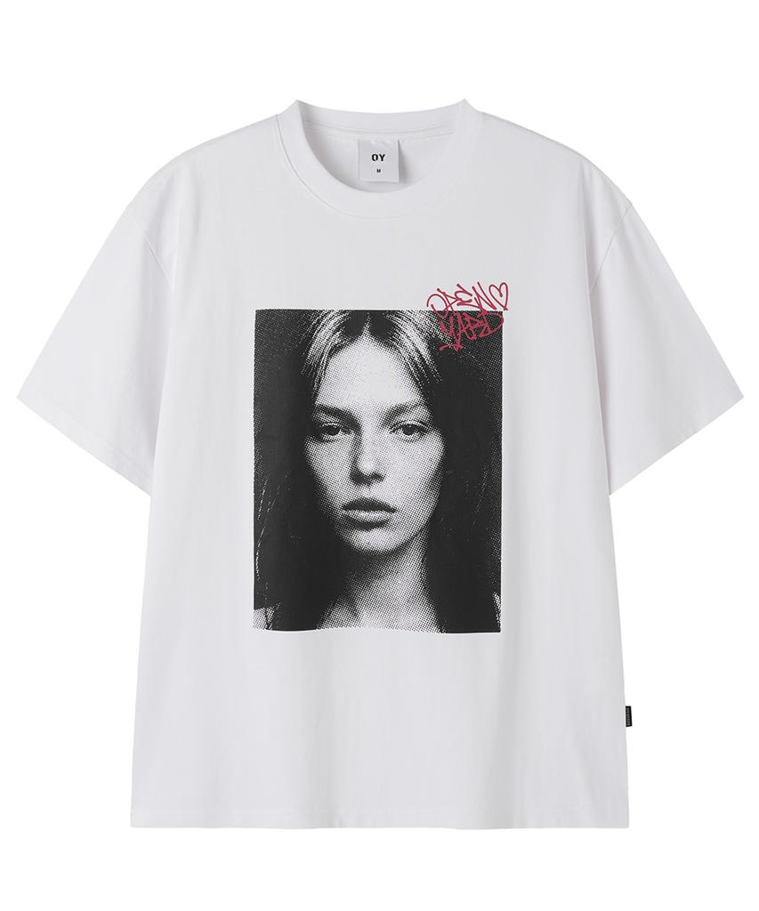 Opeunyadeu(Owai) Portrait Tee - White