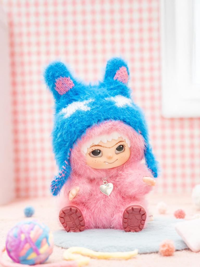 Hassy Top-in Wakuku Rose, 1 Pack Boxed, Trading Mascot Series, FUZZY TRENDY FUN PARTY Plush Toy