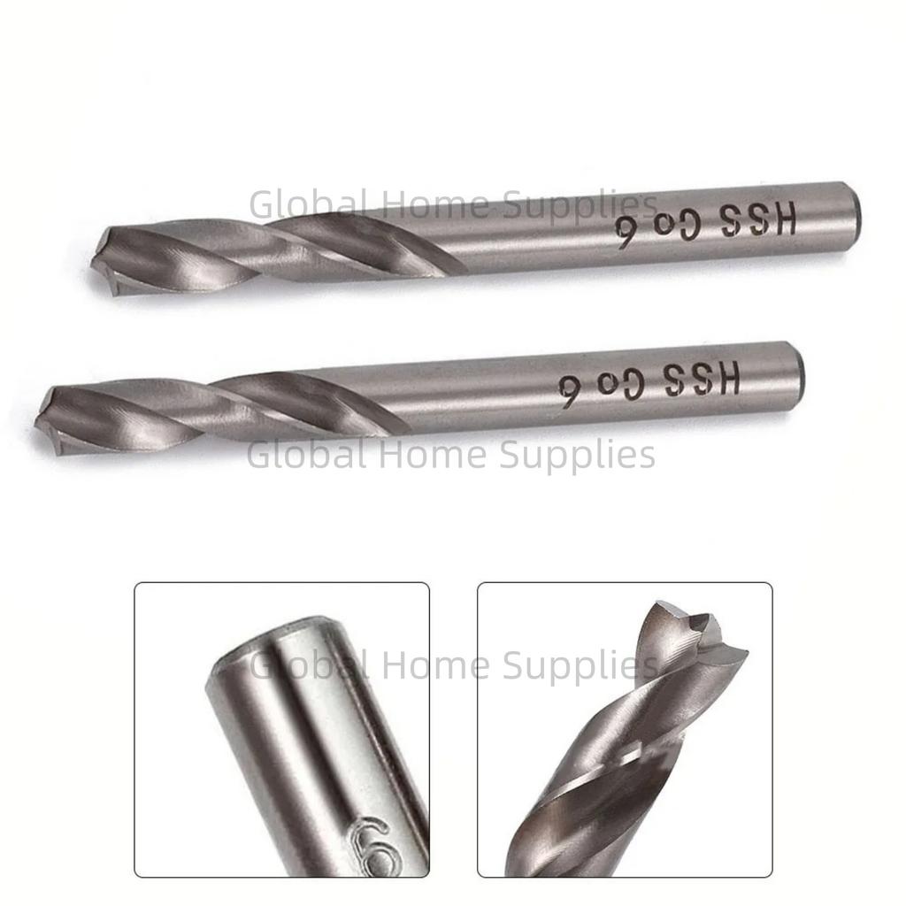 1/2pcs 6/8mm HSS CO Spot Weld Drill Bit Welder Remover Cutter For Removing Spot Welds Metal Hole Grooving Opener Drilling Tool