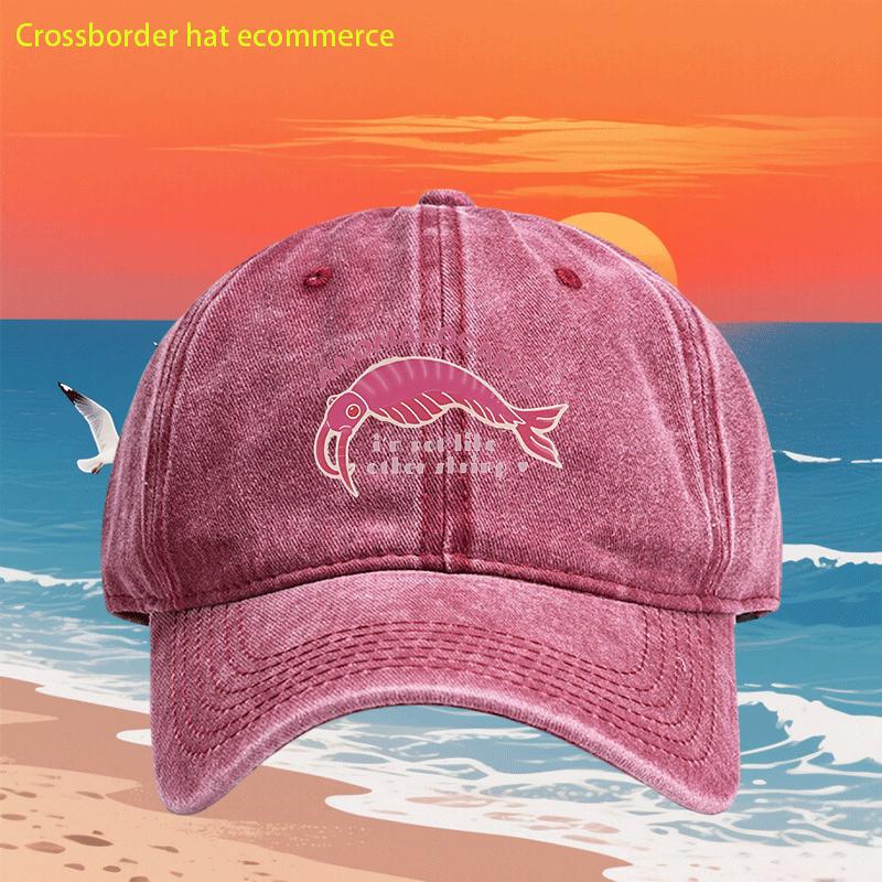 Anomalocaris Not Like Other Shrimp Washed Baseball Cap Vintage Distressed Dad Hat Casual Adjustable Polyester One Size