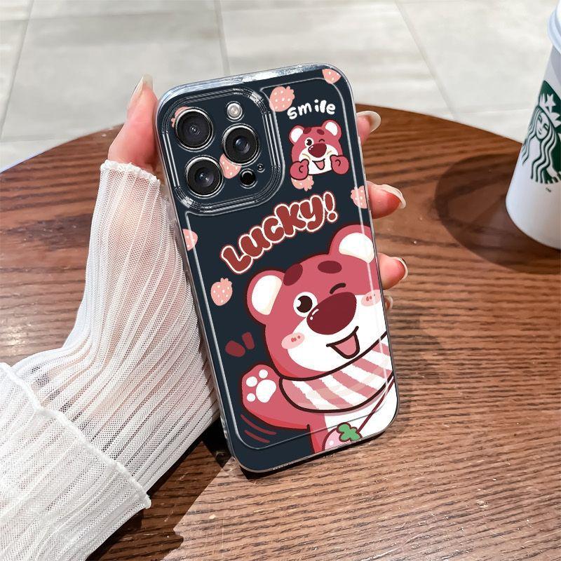 

Good Luck Bear Transparent Case for iPhone 17/16/14PRO/MAX/13/12/11 iPhone 17 Pro Max