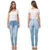 Nieuwe Europese Amerikaanse Stijl Slim Fit Stretch Skinny Jeans voor Dames