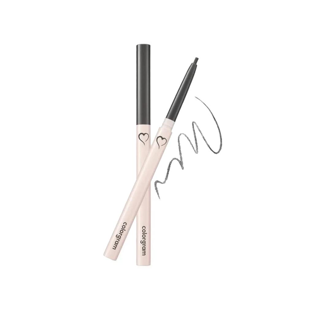 Colorgram, Shade Reforming Slim Pencil Liner, 01 Ash Black, 0.12 g (0.004 oz)