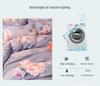 Thickened Brushed Pure Cotton Autumn/Winter Bedding Set - All-Season Universal (Four-Piece & Three-Piece Options)