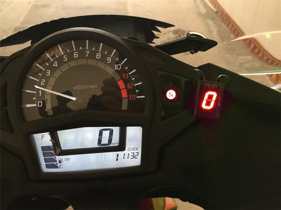 Motorcycle Gear Indicator Red LED Display for Honda CB500 CBR500RR CB650F CB400F
