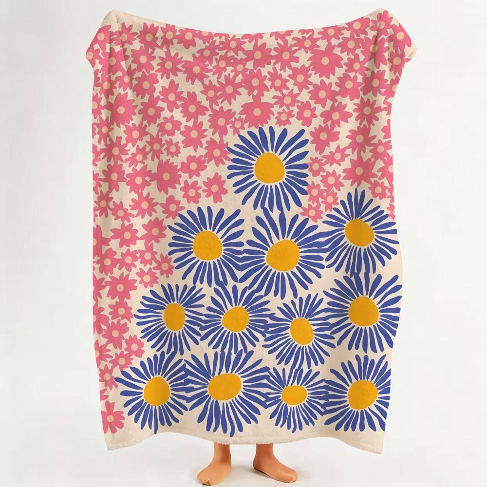 Illustrator L Liv L Lee pattern Throw Flannel Throw Blanket Suitable for Sofa Living Room Bedroom