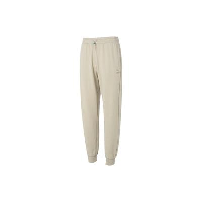 Neujahr Einfarbig Elastischer Bund Lauf-Trainingshose Tapered Strick-Sporthose Unisex-Hose Khaki 625837-90