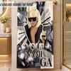 Beach TowelLady Gaga Custom Name Text Personalized Soft Towel for Beach Pool Indoor Home Decor Gift