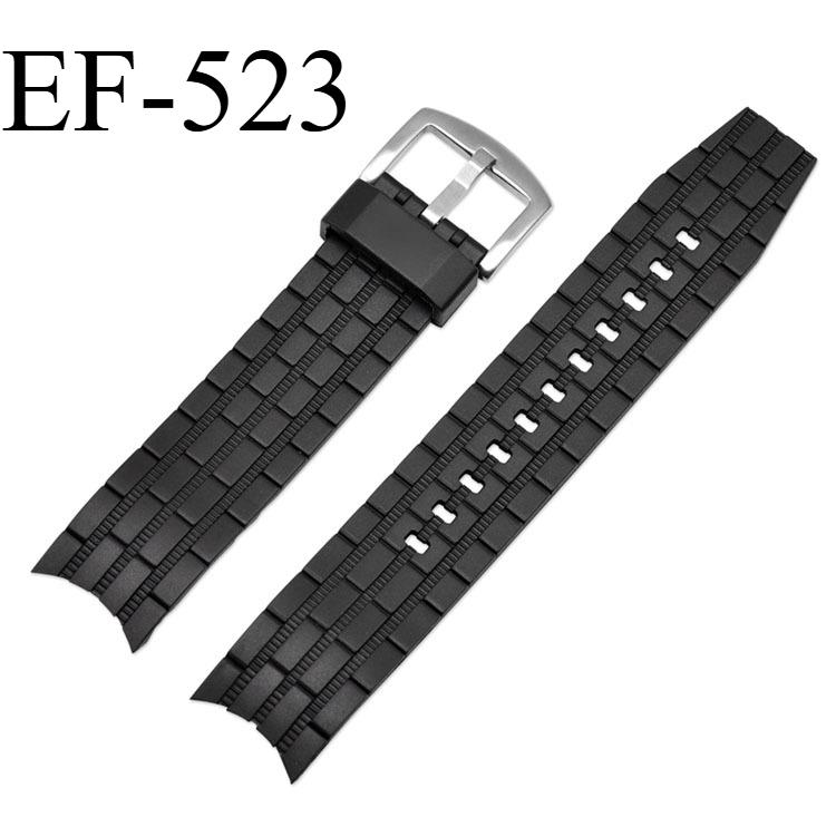 For Casio Edifice Series Strap EF-550/EF523 Rubber Watch Straps for Casio EF550 Diving Sport Watchband Wristband Bracelet