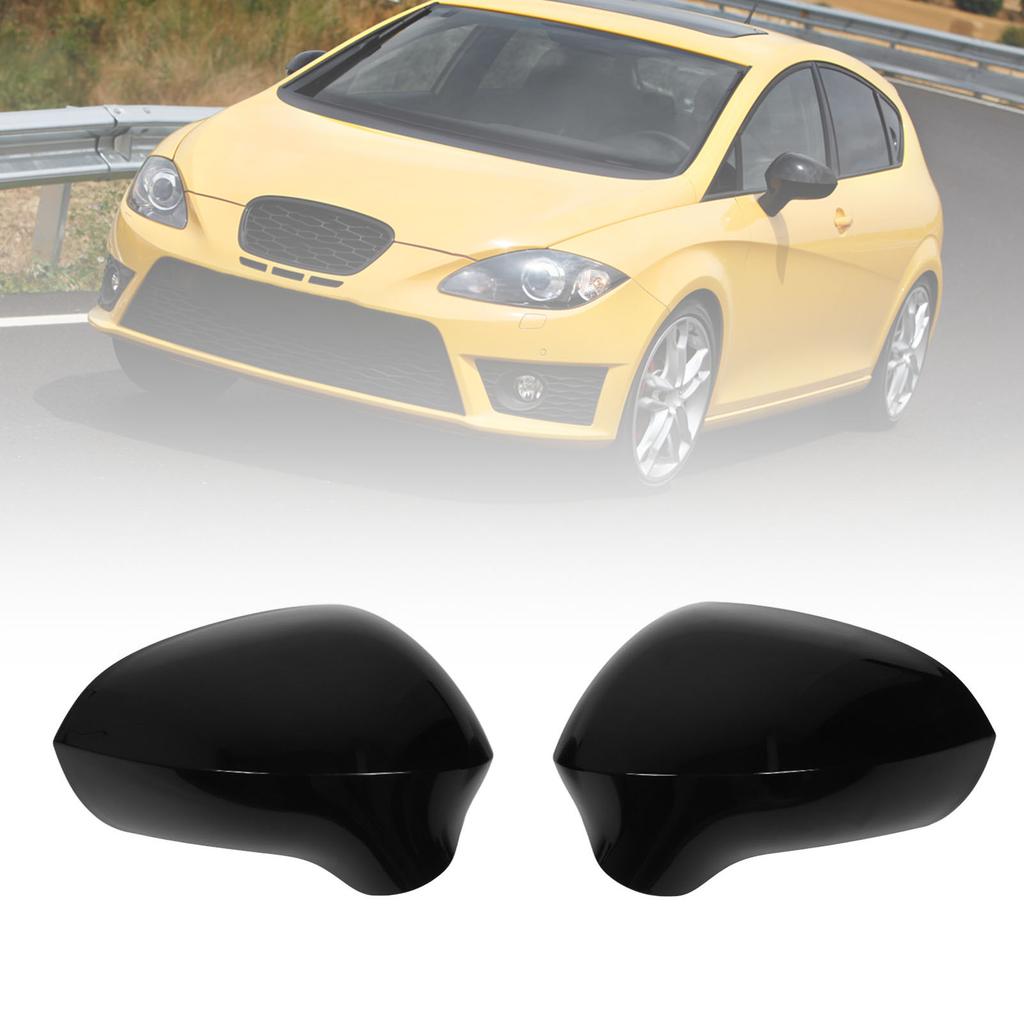 2 Stück Rückspiegel   1P0857537 Links und Rechts Staubdicht Außen Seitenflügelspiegel   Ersatz für Seat