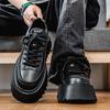 Thick White Shoes,2026 Spring New Fashion Trend To Increase Board Shoes, Low-top Lace-up Casual Sports Men's Shoes