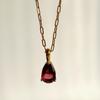 18k Gold-Plated Retro Zircon Birthstone Necklace