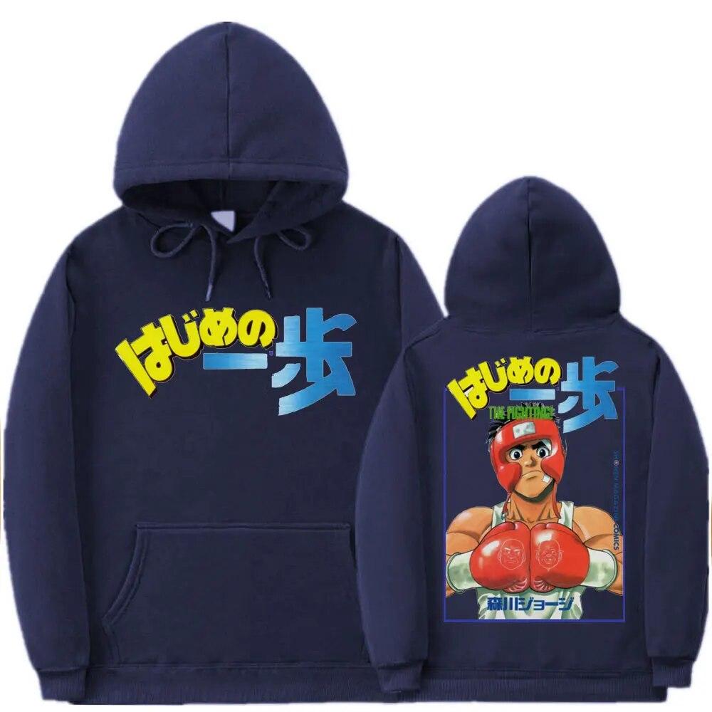 Anime Clothes Hajime No Ippo Hoodies Makunouchi Graphic Hoodie Japanese Unisexga Unisex Women Oversize Kamogawa Boxing Gym Sweatshirts