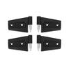 Available in 4 colors including black, these aluminum alloy exterior door hinges are ideal for Jeep Wrangler.