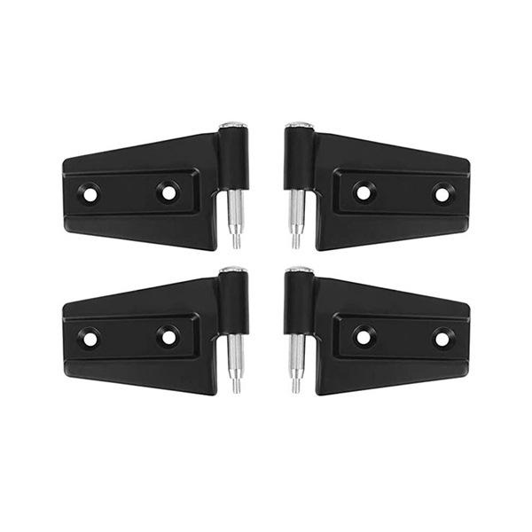Available in 4 colors including black, these aluminum alloy exterior door hinges are ideal for Jeep Wrangler.