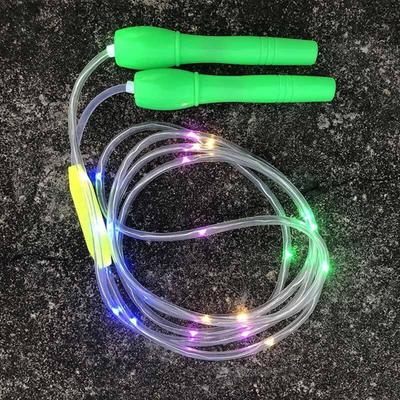 Rechargeable Jumping Rope LED Light Up Jumping Rope Adjustable Length Non-slip Fitness Equipment Sport Accessories For Kids