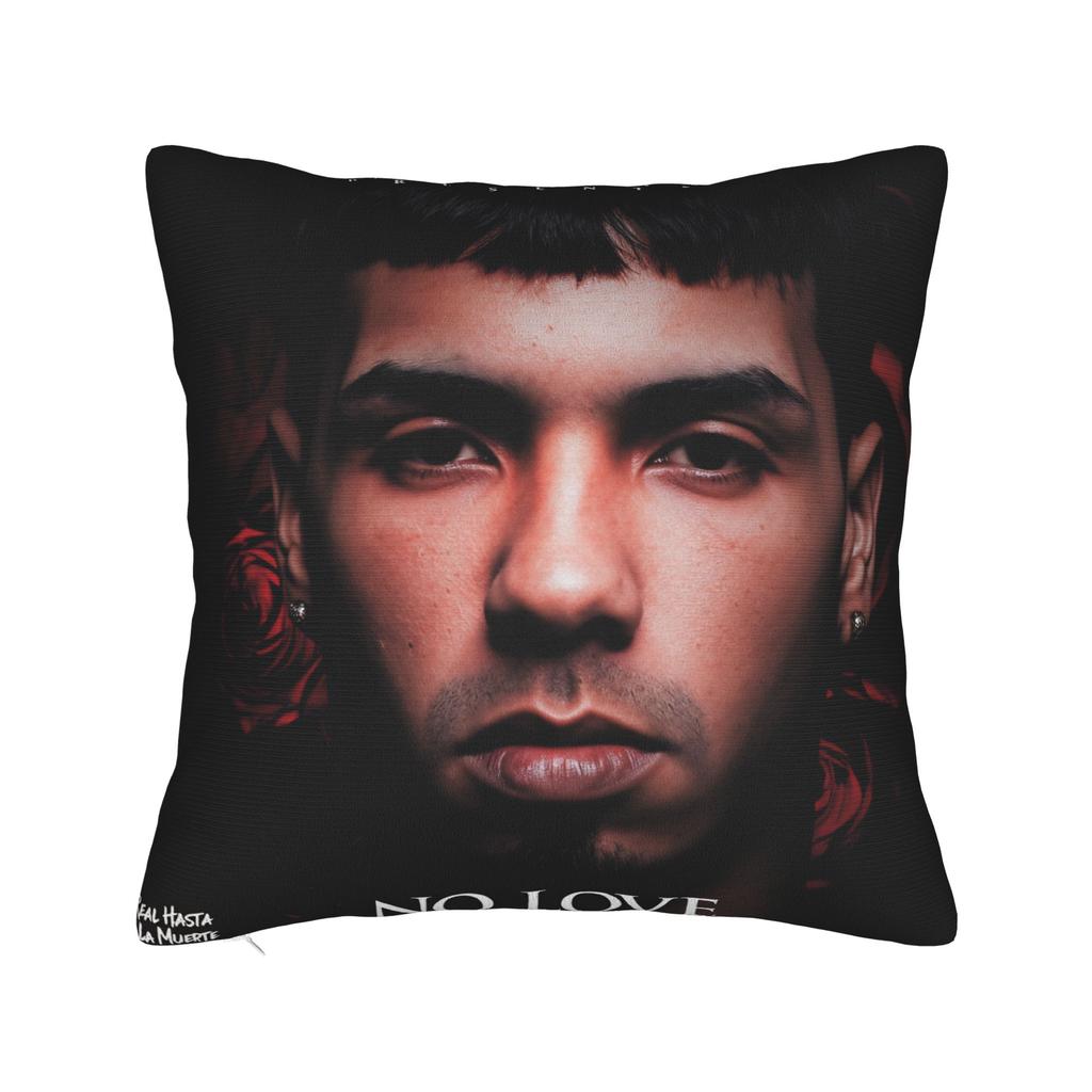 Puerto Rican Rapper A-Anuel AA Pillowcases  Retro Trendy Pillow Case For Sofa Car Home Decor Soft Pillow Cover