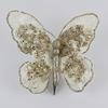 3D Double-Layer Gold Powder Butterfly Ornaments for Christmas Tree DIY Pendant
