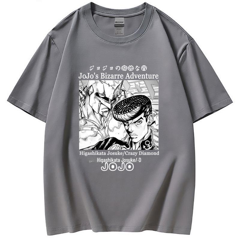 JOJO's Bizarre Adventure Touhou Josuke Crazy Diamond Loose Short Sleeve T-shirt Women