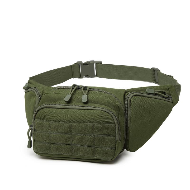 Men Waist Fanny Pack Belt Bag Tactical Military Motorcycle Rider Sports Climb Camping Nyl Male Tool Sling Chest Hip Bum Bag