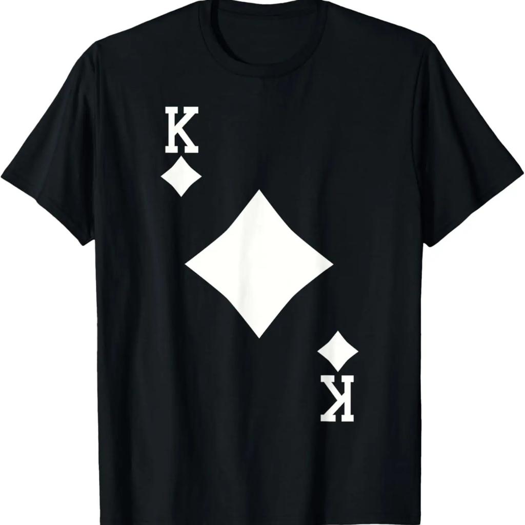 King of Diamonds Card Halloween Costume Dark T-Shirt