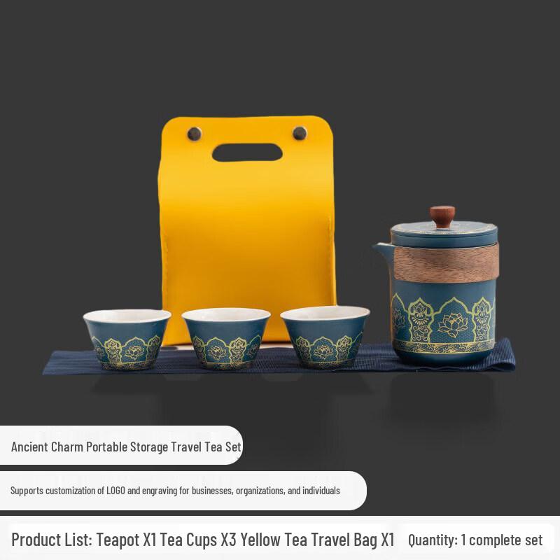 Portable Ceramic Travel Tea Set
