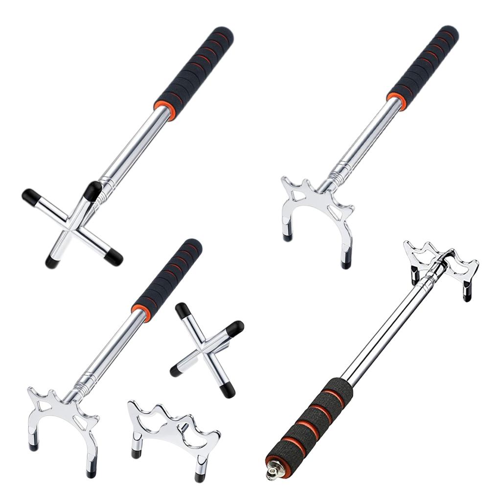 Billiard Pool Cue Bridge Stick with Removable Bridge Head Accessory