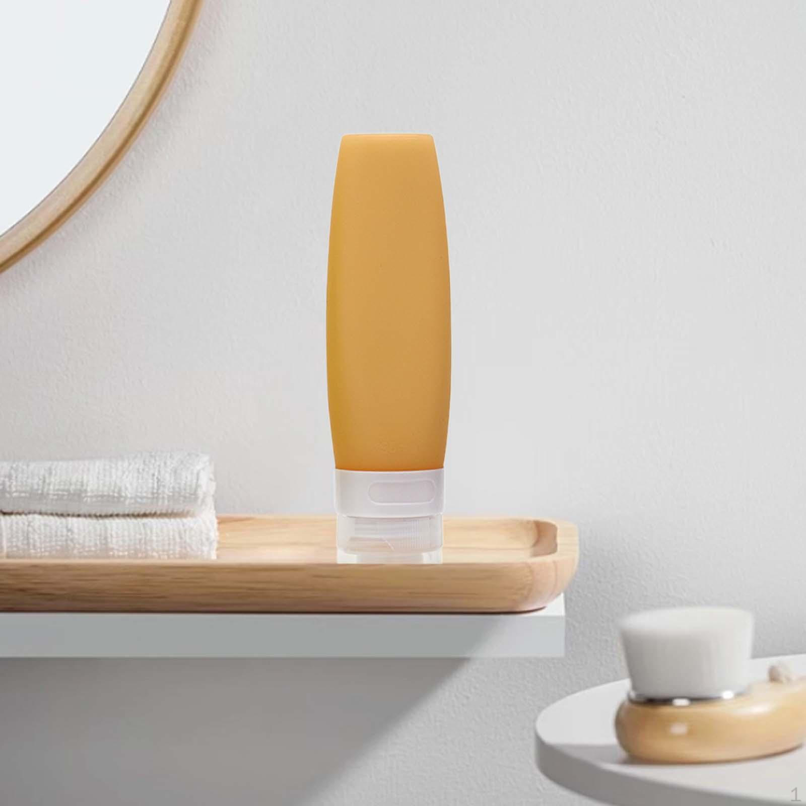 Silicone Travel Bottles ,Travel Size 90ml Refillable with Tag Accessories for Lotion Body