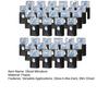 36Pcs Miniature Ghost Figurines Glow in The Dark Mini Ghost Figures with Box Positive Ghost Miniatures for Halloween Party Favors DIY Projects