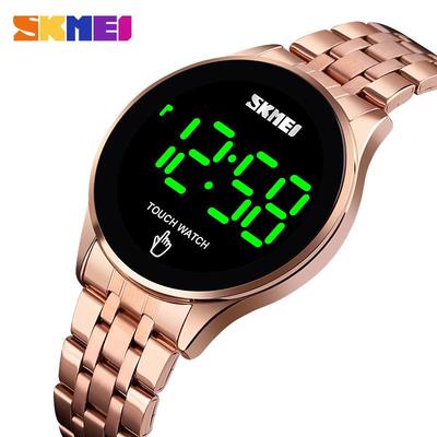 SKMEI Men's LED Touch Screen Stainless Steel Watch