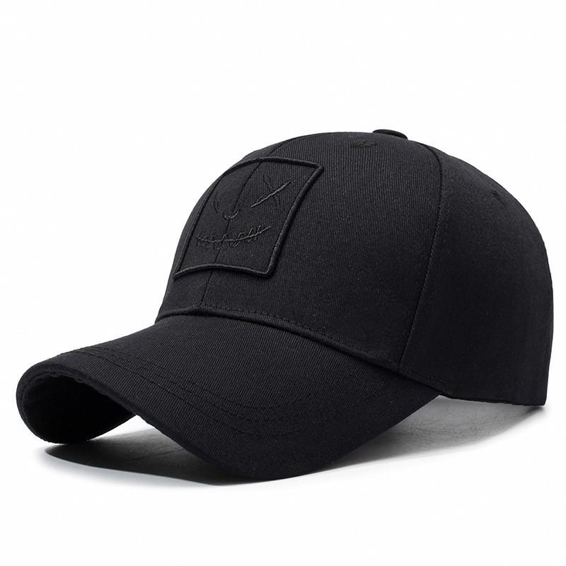 Baseball Cap With Embroidered Face Expression For Sun Protection And Trendy Style For Men And Women