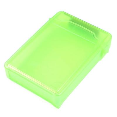 Caixa de Armazenamento Protetora de Plástico para Disco Rígido Verde para HDDs SATA IDE de 3,5 Polegadas