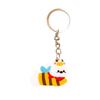 West Highland Terrier Cartoon Acrylic Keychain - Polka Dot Puppy Charm