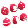 6Pcs Wool Christmas Hanging Pendants Creative Cute Xmas Tree Decorations Christmas Ornaments Holiday Decor for Home Party