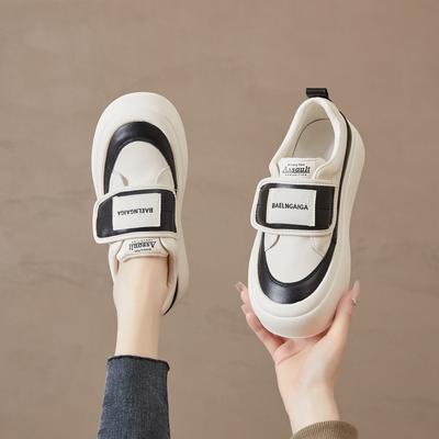 Velcro Women's Spring New Women's Shoes Versatile Bread Shoes Sports Casual Thick Baseplate Shoes