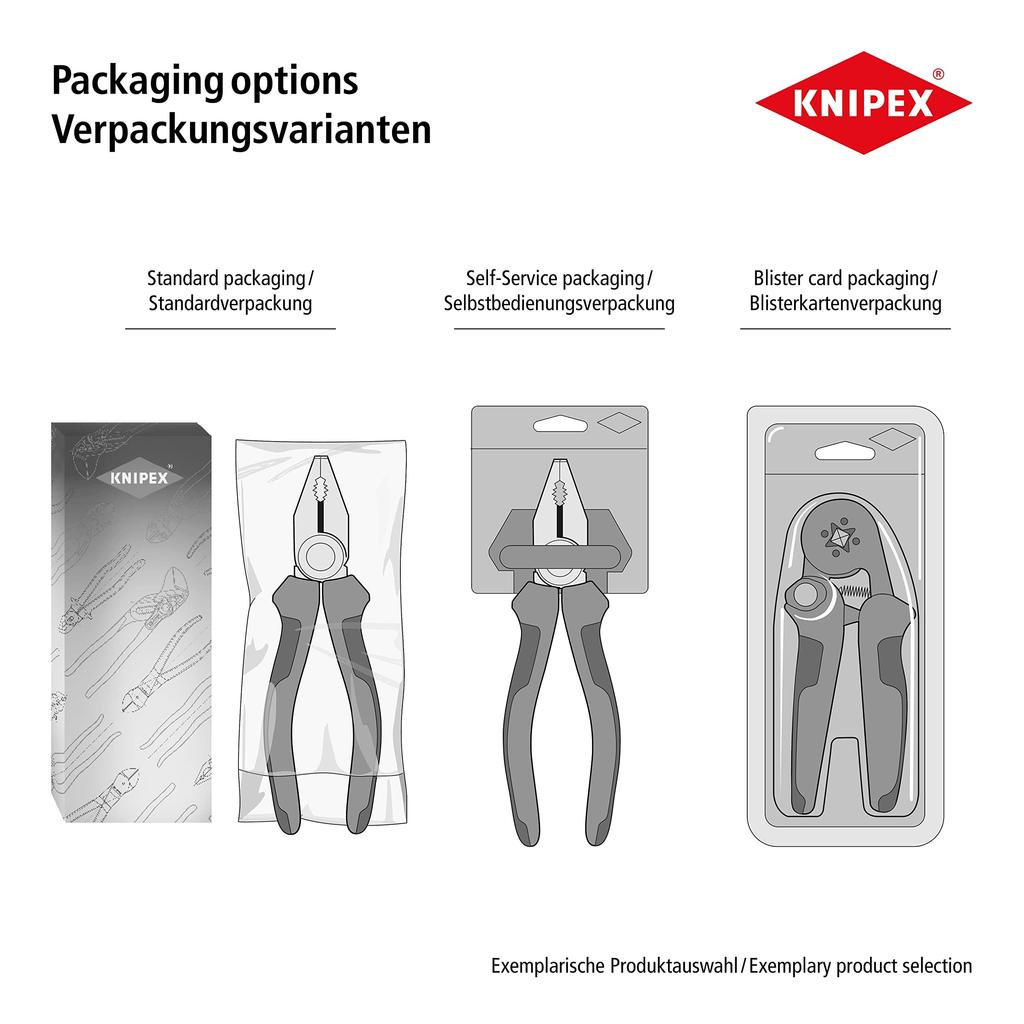 KNIPEX KNIPEX 002009V03 Alligator 3 Piece Set 180/250/300