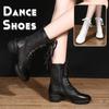 Scarpe da ballo da donna e da ragazza in rete, stivali da ballo sportivi moderni jazz, scarpe da ballo specifiche per la competizione di danza, tacchi bassi traspiranti, scarpe da ballo per insegnanti, stivali alti