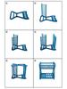 Storage Rack, Drain Rack, Bowl Rack, Kitchen Storage Rack, Double-Layer Dish Rack Storage Dish Drainer Dish Dryer Organizer Shel