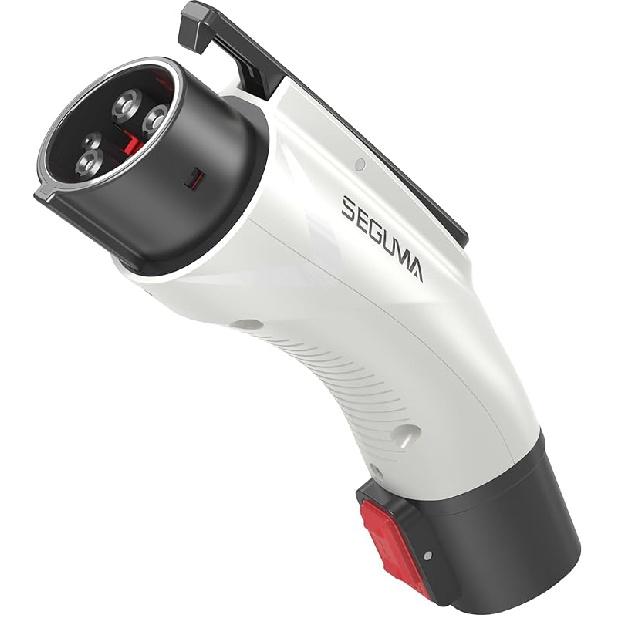 Адаптер для зарядки электромобилей Tesla на J1772 - Преобразователь зарядного устройства Tesla, 60А и 250В, Адаптер зарядки NACS, Работает с Tesla Wall Connector, Destination/Mobile белый