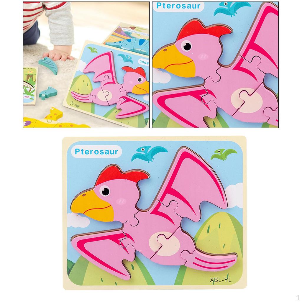 Wooden Interesting Puzzle Dinosaur
