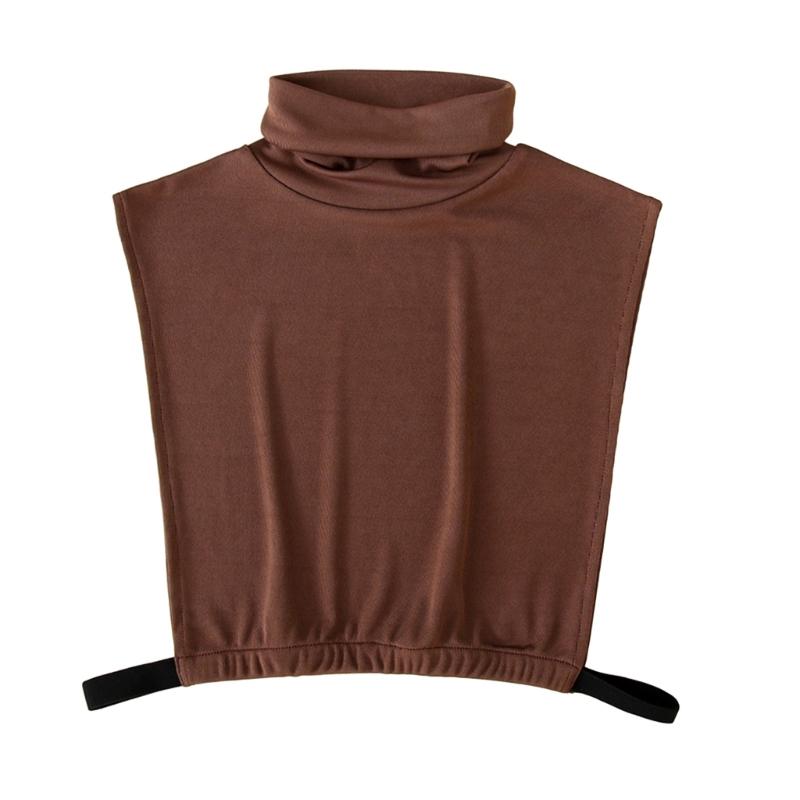 Weich und Bequem Damen Half Top Kragen Eleganter Nackenwärmer für Alle Jahreszeiten Trendiger Damenkragen Rollkragen