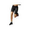 Adidas High-Waist Slim Casual Shorts Women Bottoms Black IK9712
