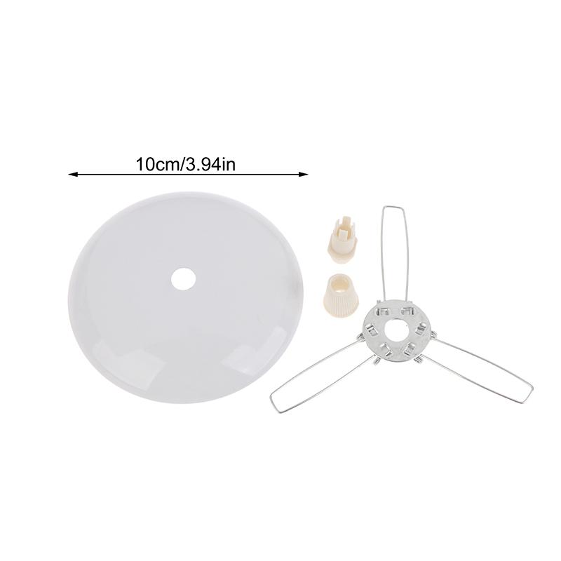1 Set Flying Saucer Arc Cover Tray Pendant Lamp Ceiling Lamp Accessories Three Forks Fixing Spring + Tension Head