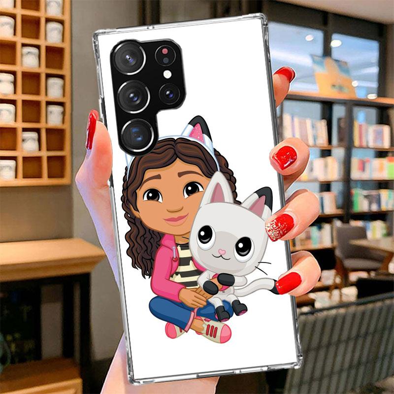 

Cartoon Gabbys Dollhouse Phone Case For Samsung Galaxy S26 S25 Edge S24 Ultra S23 S22 Plus S21 S20 FE Soft Fundas Shell Galaxy S Samsung S24 Ultra