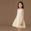 Hacikis Girls' French Style Sleeveless Summer Dress
