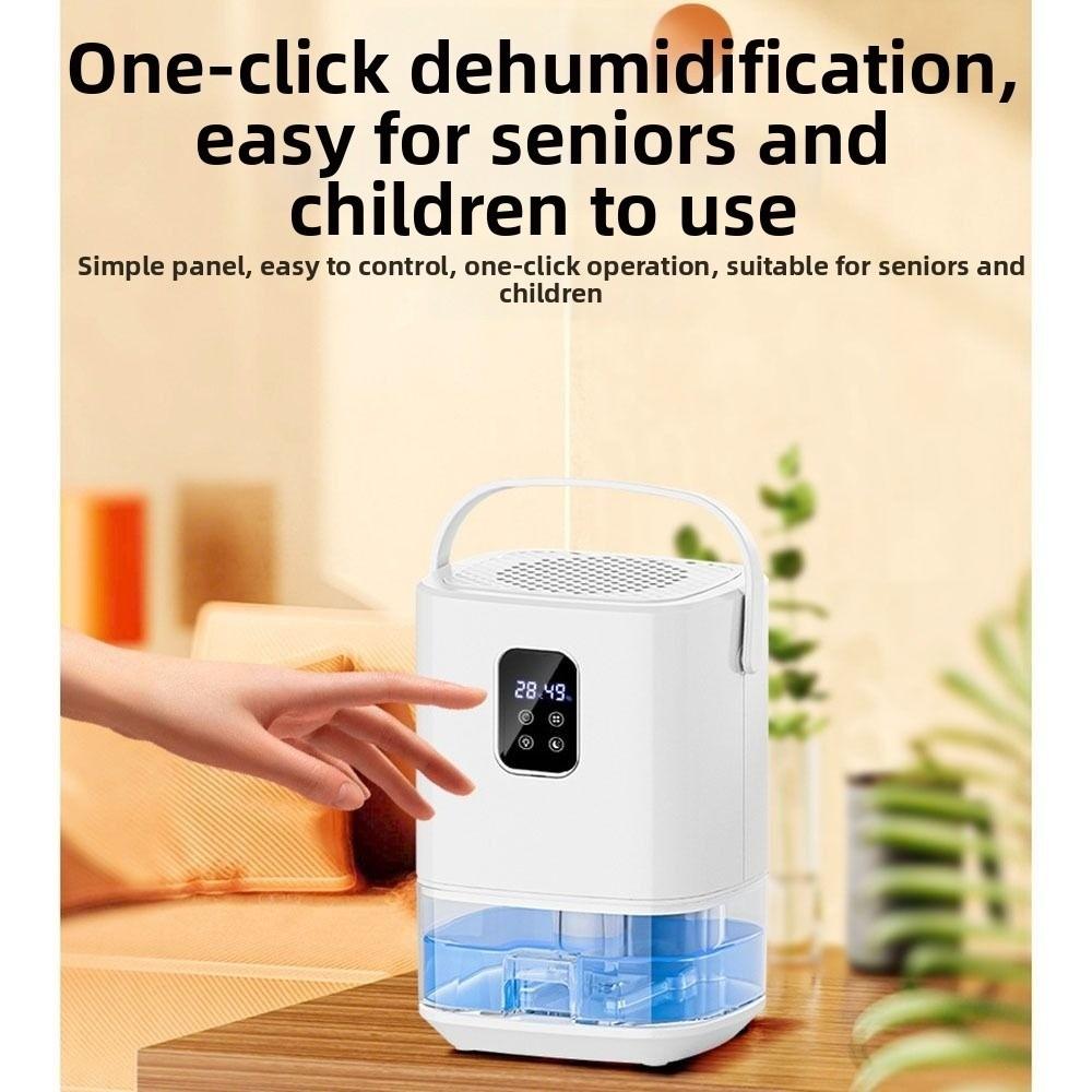 Moisture-Proof Mini Quiet Dehumidifier 1.5L Damp Eliminator Air Dehumidifier Bathroom